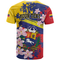 Personalized Venezuela Orchid Cattleya Mossiae T Shirt Flag Color Inspired