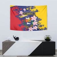 Venezuela Orchid Cattleya Mossiae Tapestry Flag Color Inspired