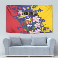 Venezuela Orchid Cattleya Mossiae Tapestry Flag Color Inspired