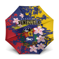 Venezuela Orchid Cattleya Mossiae Umbrella Flag Color Inspired