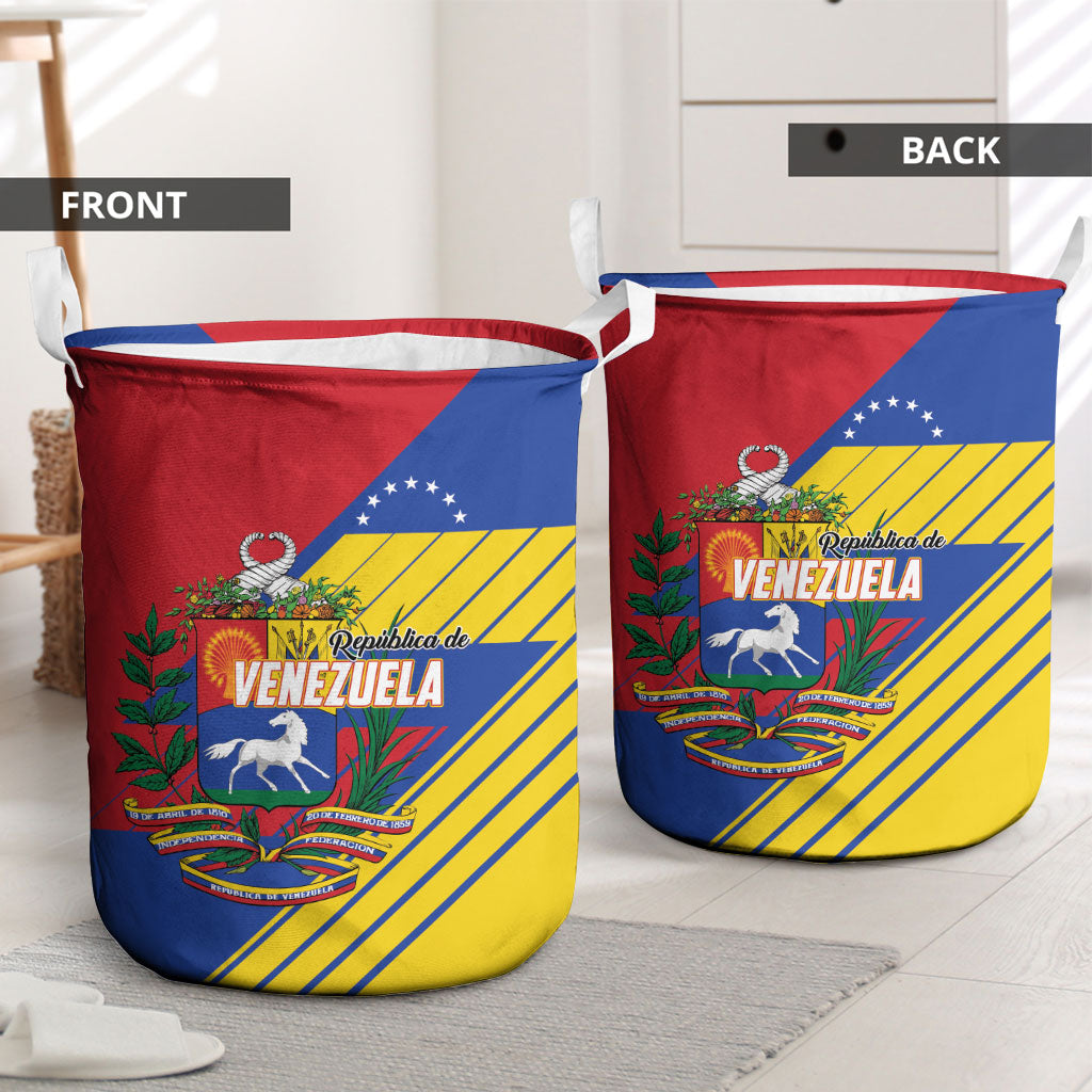 Republic of Venezuela Laundry Basket Flag Color Inspired