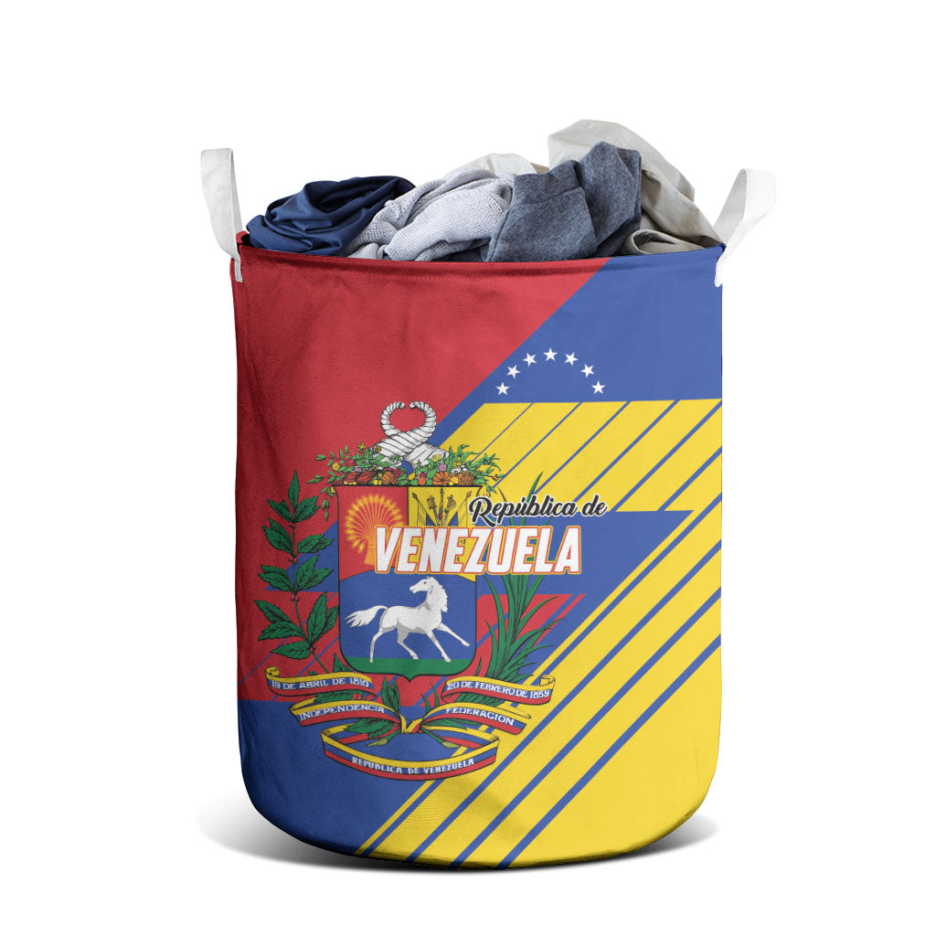 Republic of Venezuela Laundry Basket Flag Color Inspired