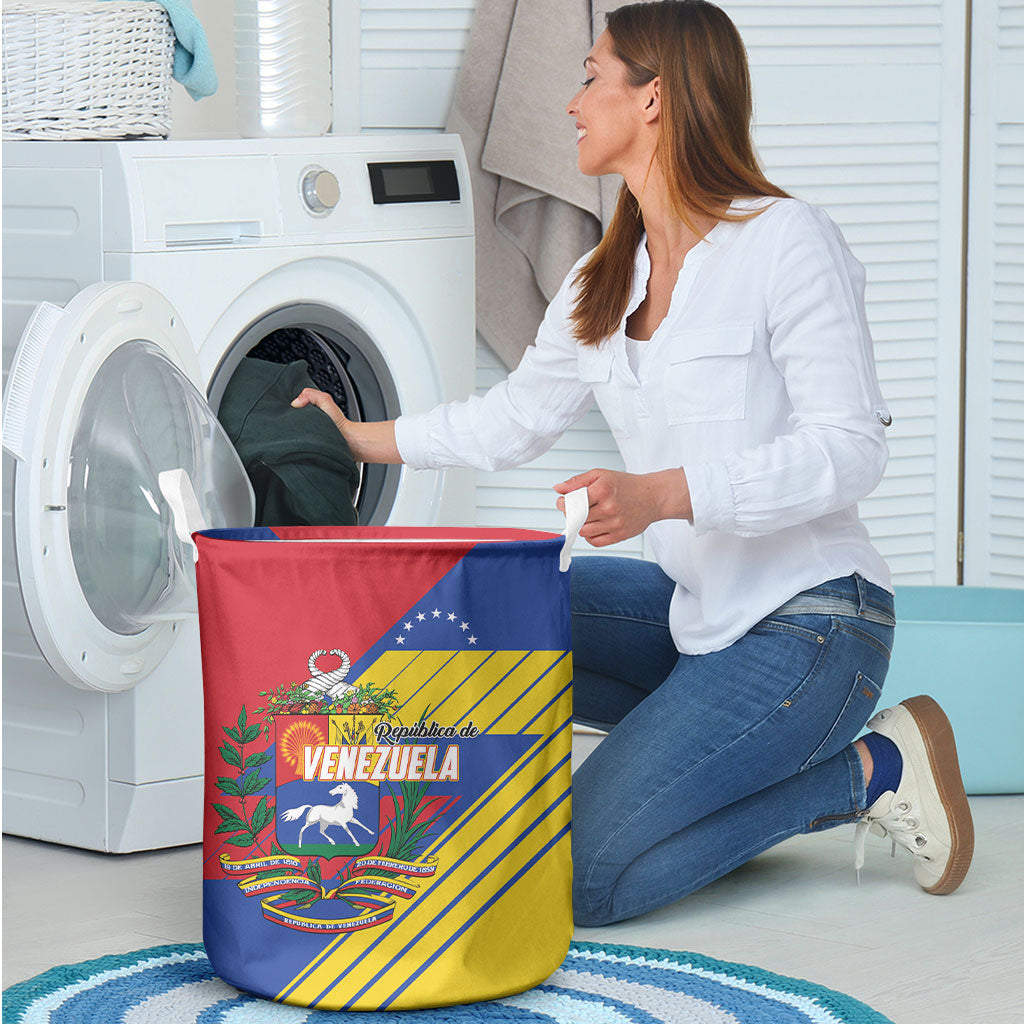 Republic of Venezuela Laundry Basket Flag Color Inspired