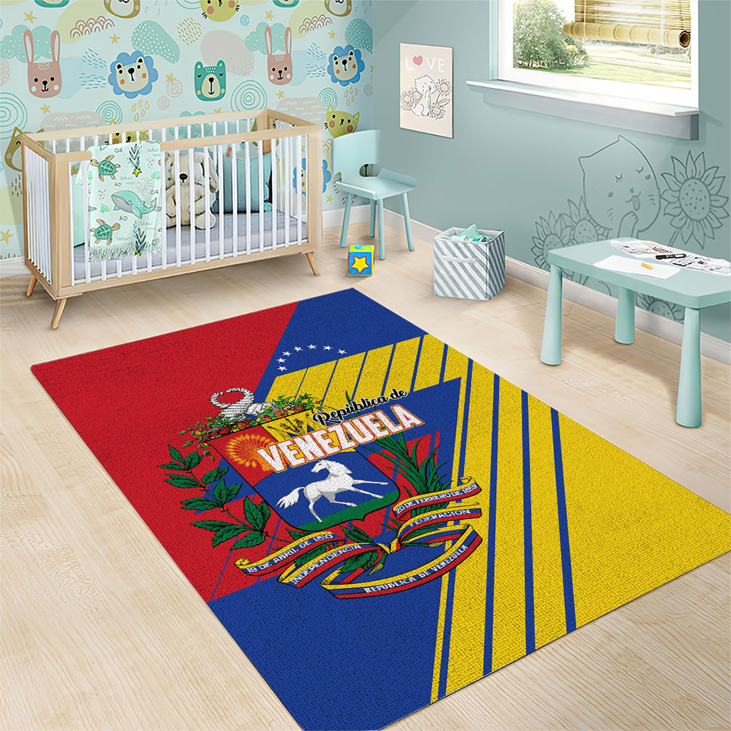Republic of Venezuela Area Rug Flag Color Inspired