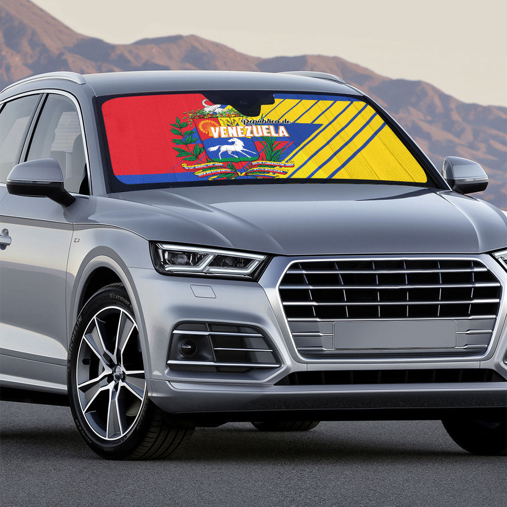Republic of Venezuela Auto Sun Shade Flag Color Inspired