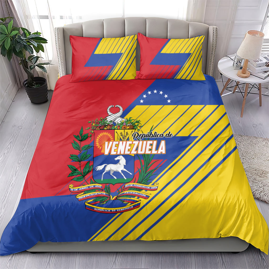 Republic of Venezuela Bedding Set Flag Color Inspired