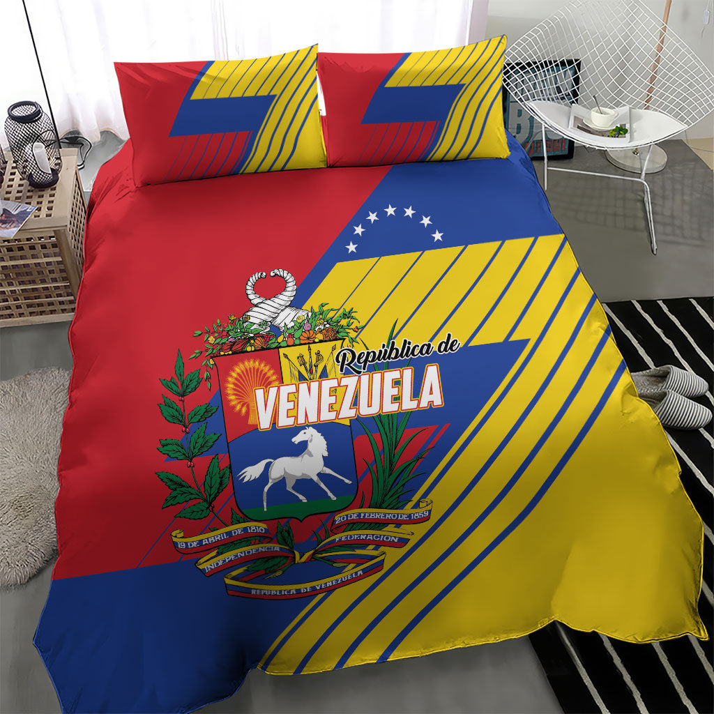 Republic of Venezuela Bedding Set Flag Color Inspired