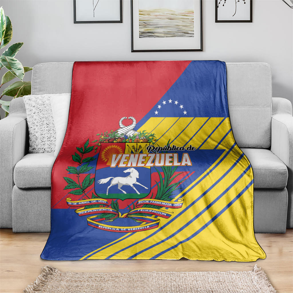 Republic of Venezuela Blanket Flag Color Inspired