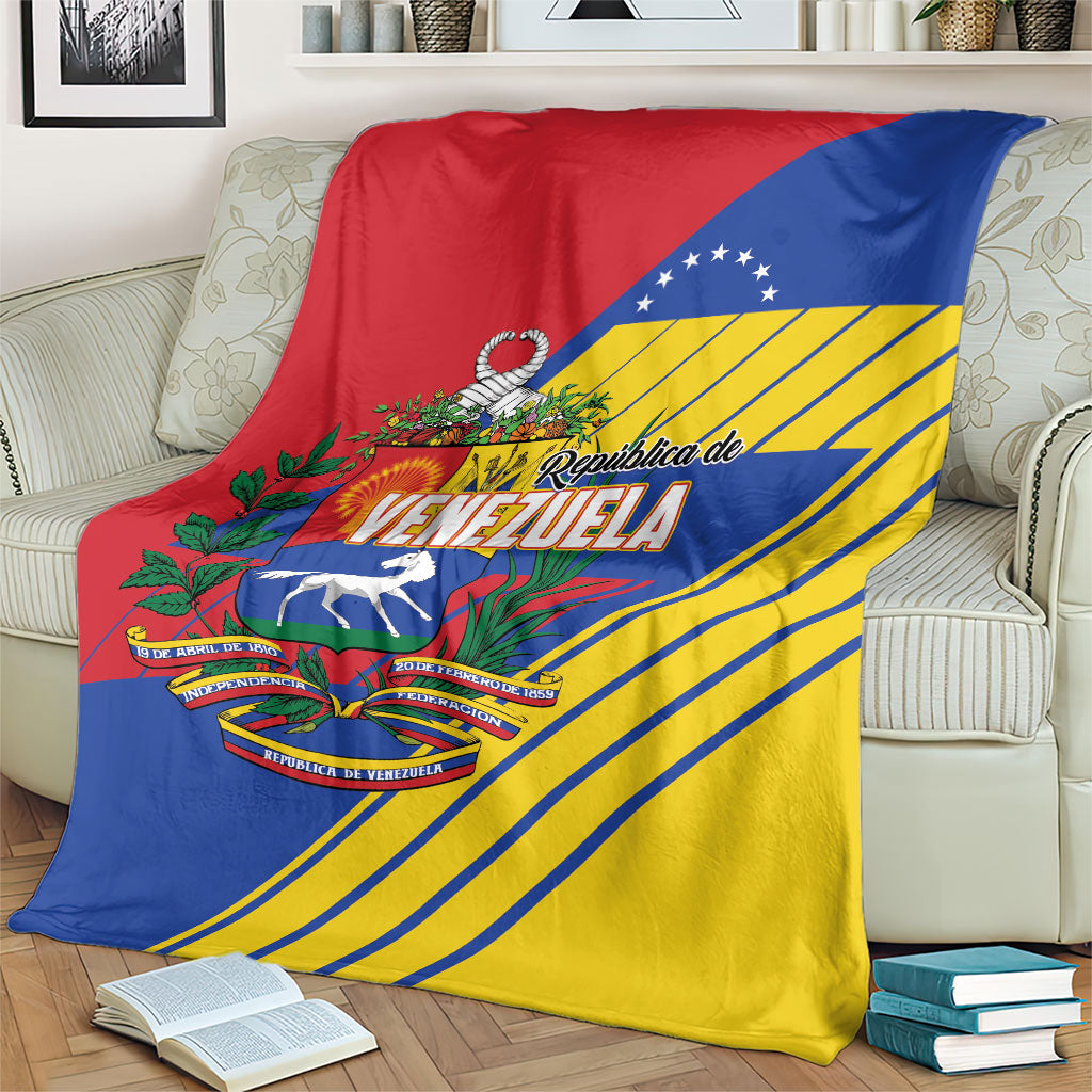 Republic of Venezuela Blanket Flag Color Inspired