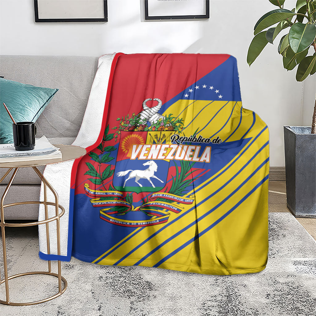 Republic of Venezuela Blanket Flag Color Inspired