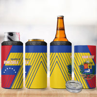 Personalized Republic of Venezuela 4 in 1 Can Cooler Tumbler Flag Color Inspired