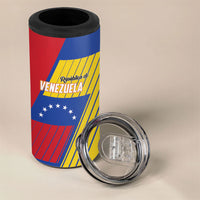 Personalized Republic of Venezuela 4 in 1 Can Cooler Tumbler Flag Color Inspired