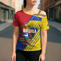 Personalized Republic of Venezuela Cross Shoulder Shirt Flag Color Inspired