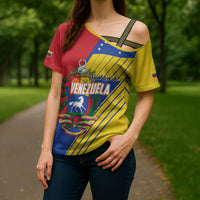 Personalized Republic of Venezuela Cross Shoulder Shirt Flag Color Inspired
