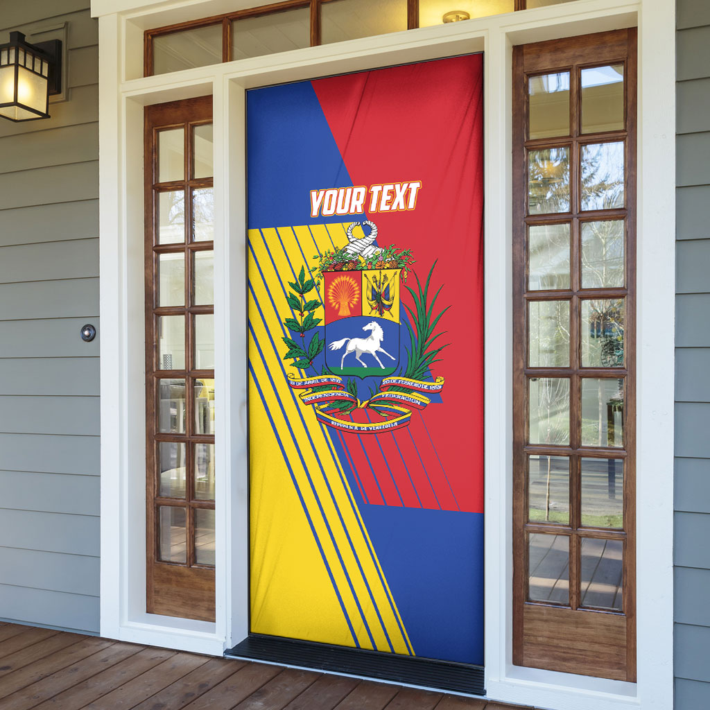 Personalized Republic of Venezuela Door Cover Flag Color Inspired