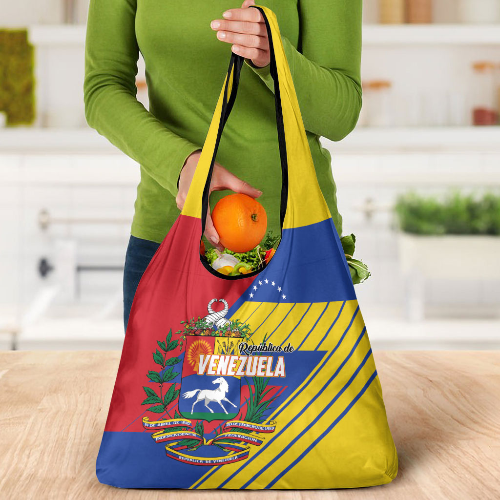 Republic of Venezuela Grocery Bag Flag Color Inspired