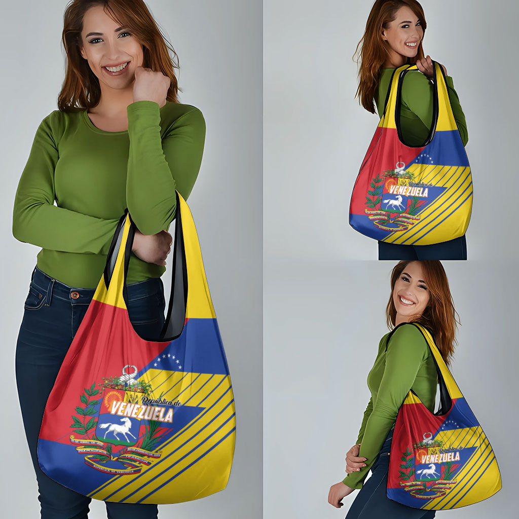 Republic of Venezuela Grocery Bag Flag Color Inspired