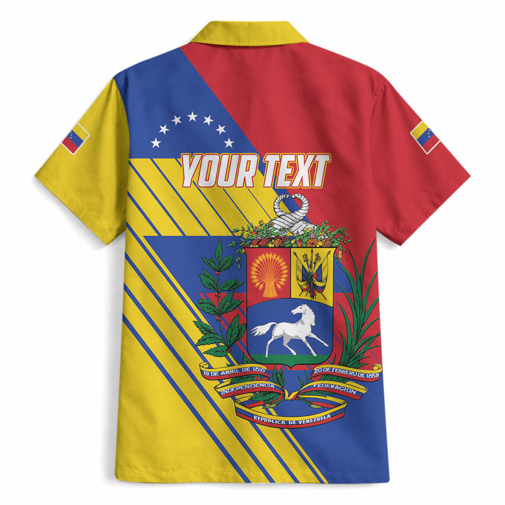 Personalized Republic of Venezuela Hawaiian Shirt Flag Color Inspired