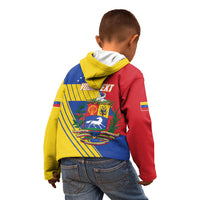 Personalized Republic of Venezuela Kid Hoodie Flag Color Inspired