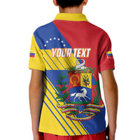 Personalized Republic of Venezuela Kid Polo Shirt Flag Color Inspired