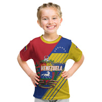 Personalized Republic of Venezuela Kid T Shirt Flag Color Inspired