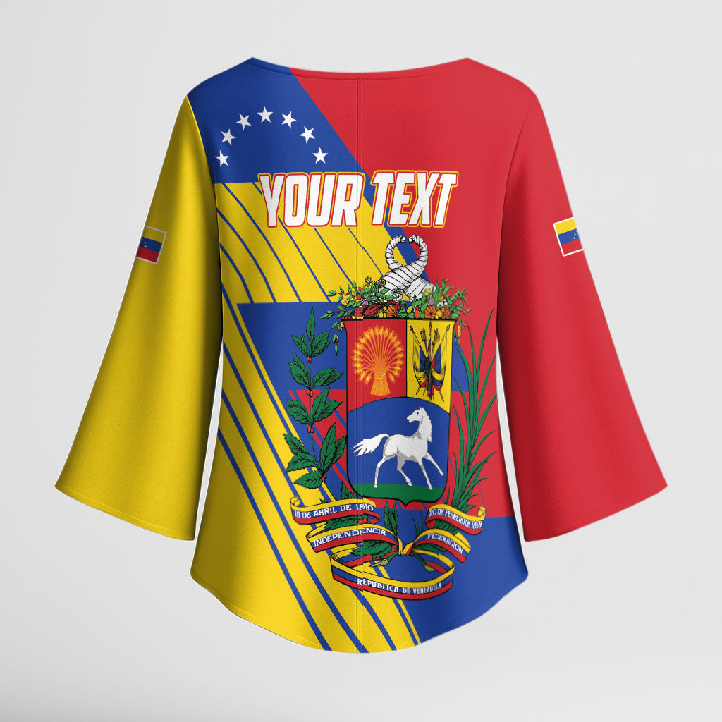 Personalized Republic of Venezuela Kimono Sleeve Blouse Flag Color Inspired