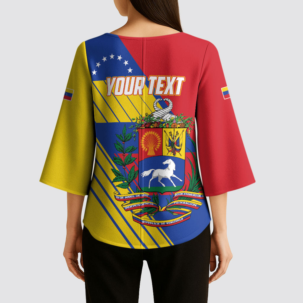 Personalized Republic of Venezuela Kimono Sleeve Blouse Flag Color Inspired