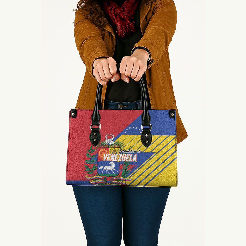 Republic of Venezuela Leather Bag Flag Color Inspired
