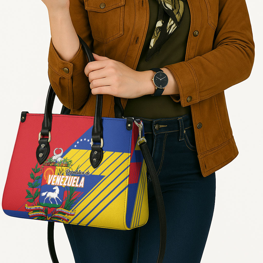 Republic of Venezuela Leather Bag Flag Color Inspired