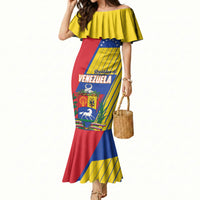 Personalized Republic of Venezuela Mermaid Dress Flag Color Inspired