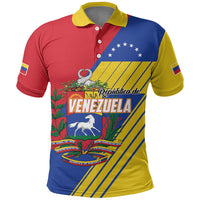 Personalized Republic of Venezuela Polo Shirt Flag Color Inspired