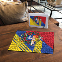 Republic of Venezuela Puzzle Flag Color Inspired