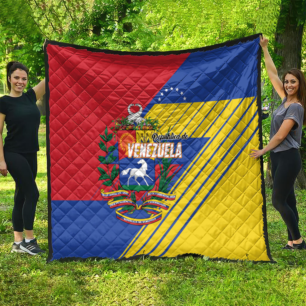 Republic of Venezuela Quilt Flag Color Inspired