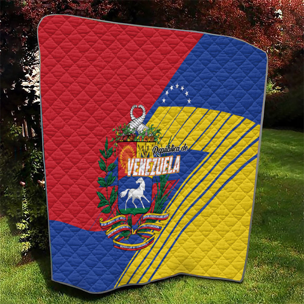 Republic of Venezuela Quilt Flag Color Inspired