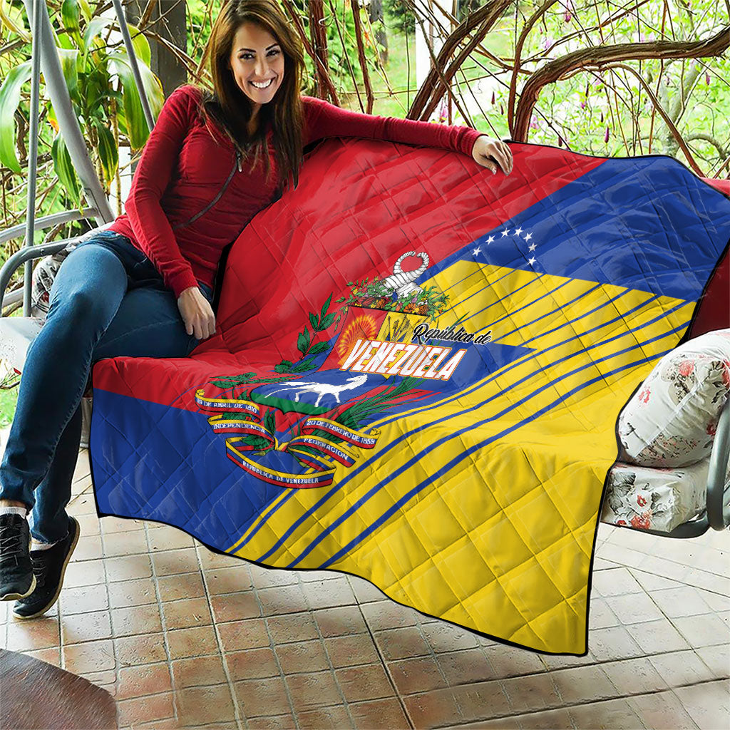 Republic of Venezuela Quilt Flag Color Inspired