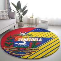 Republic of Venezuela Round Carpet Flag Color Inspired
