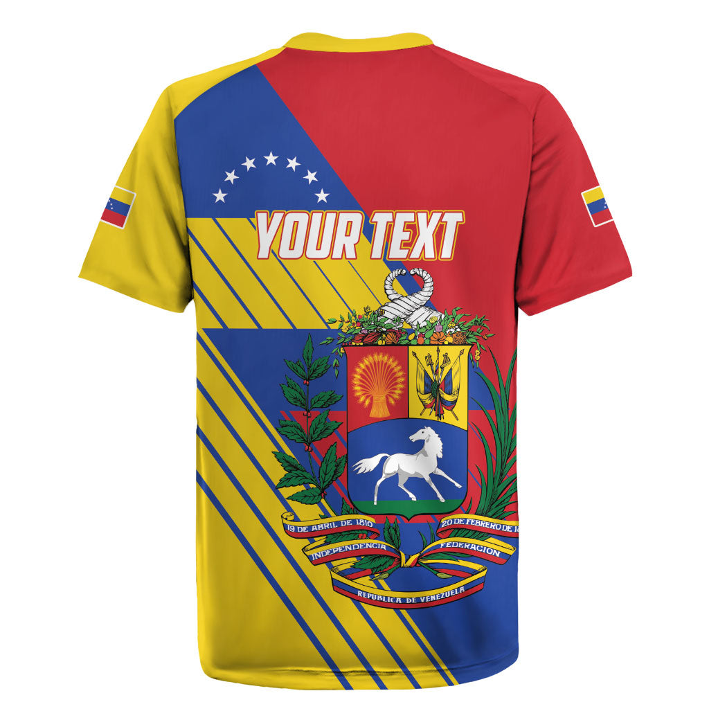 Personalized Republic of Venezuela Rugby Jersey Flag Color Inspired