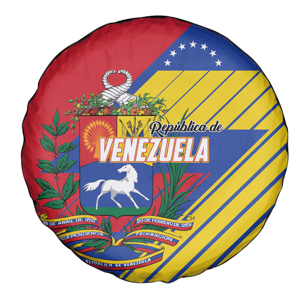 Republic of Venezuela Spare Tire Cover Flag Color Inspired