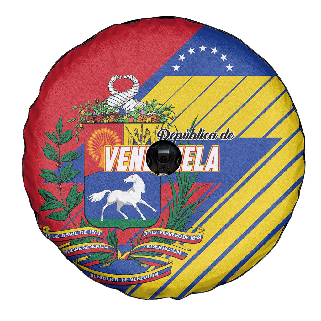 Republic of Venezuela Spare Tire Cover Flag Color Inspired