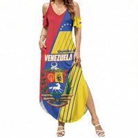 Personalized Republic of Venezuela Summer Maxi Dress Flag Color Inspired