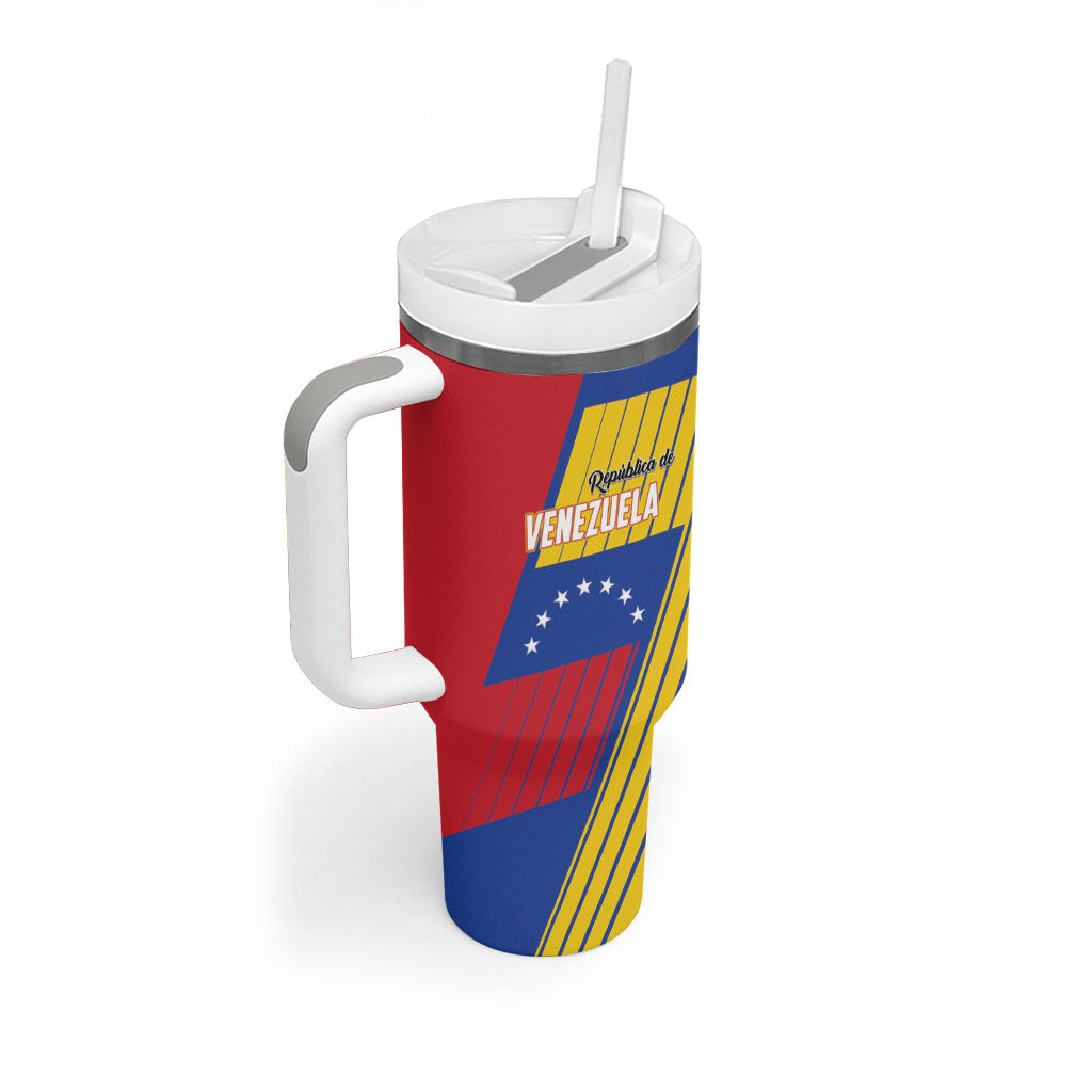 Personalized Republic of Venezuela Tumbler With Handle Flag Color Inspired