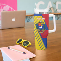 Personalized Republic of Venezuela Tumbler With Handle Flag Color Inspired