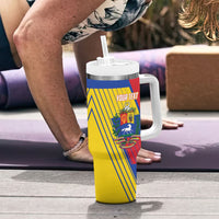 Personalized Republic of Venezuela Tumbler With Handle Flag Color Inspired