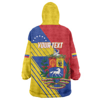 Personalized Republic of Venezuela Wearable Blanket Hoodie Flag Color Inspired