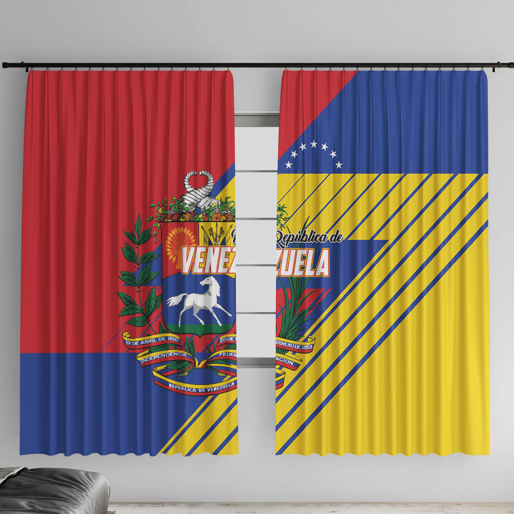 Republic of Venezuela Window Curtain Flag Color Inspired