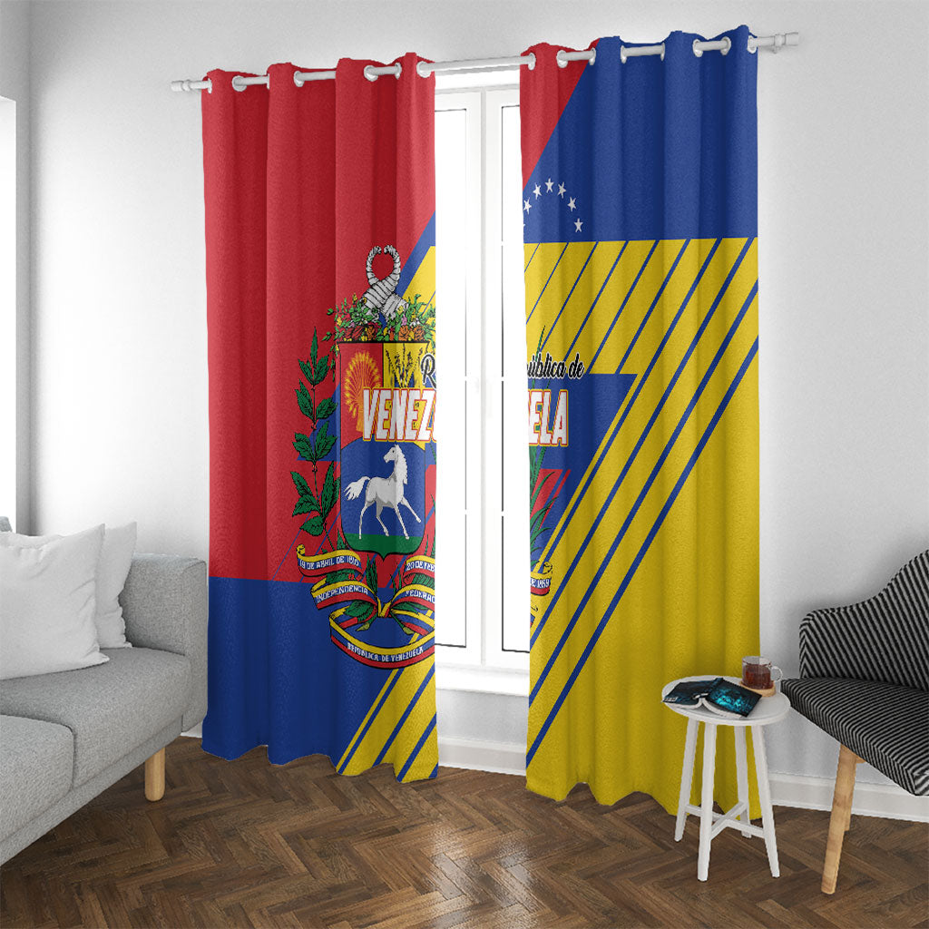 Republic of Venezuela Window Curtain Flag Color Inspired