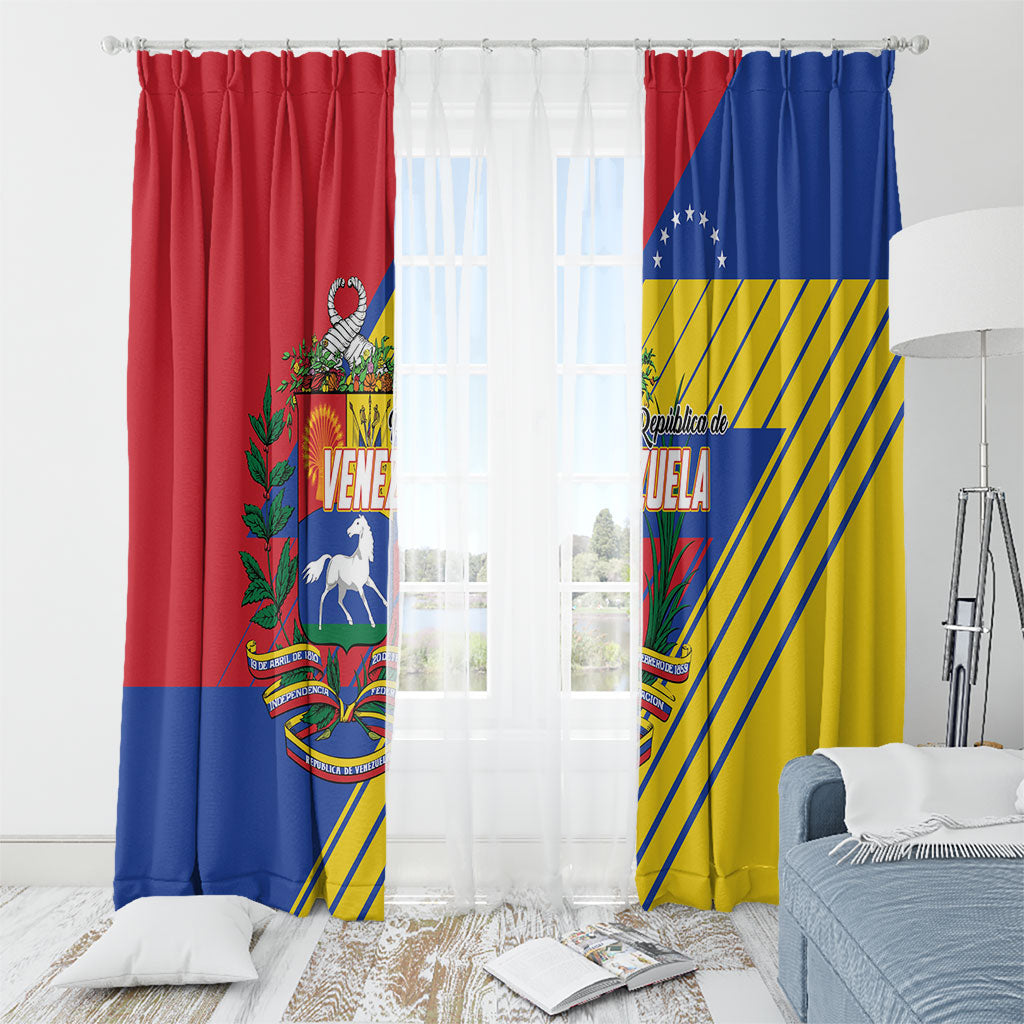 Republic of Venezuela Window Curtain Flag Color Inspired