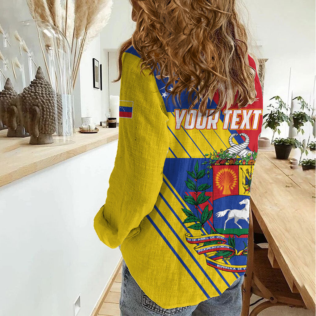 Personalized Republic of Venezuela Women Casual Shirt Flag Color Inspired