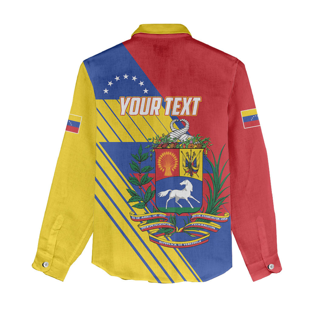 Personalized Republic of Venezuela Women Casual Shirt Flag Color Inspired
