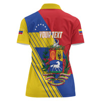 Personalized Republic of Venezuela Women Polo Shirt Flag Color Inspired